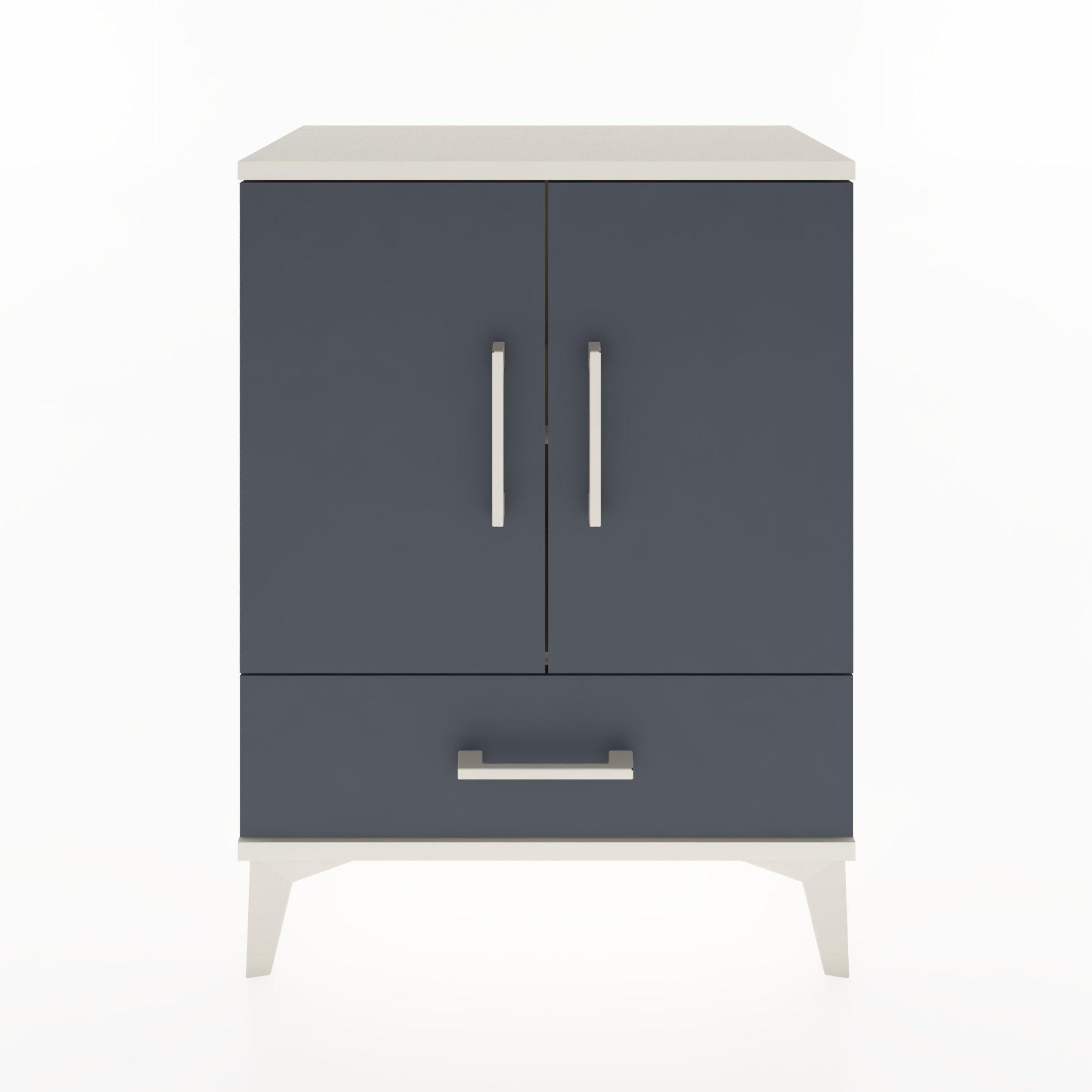 Woodntry Modular Nightstand Moonstone 60x30x68 cm with Cover and Drawer KC20-1