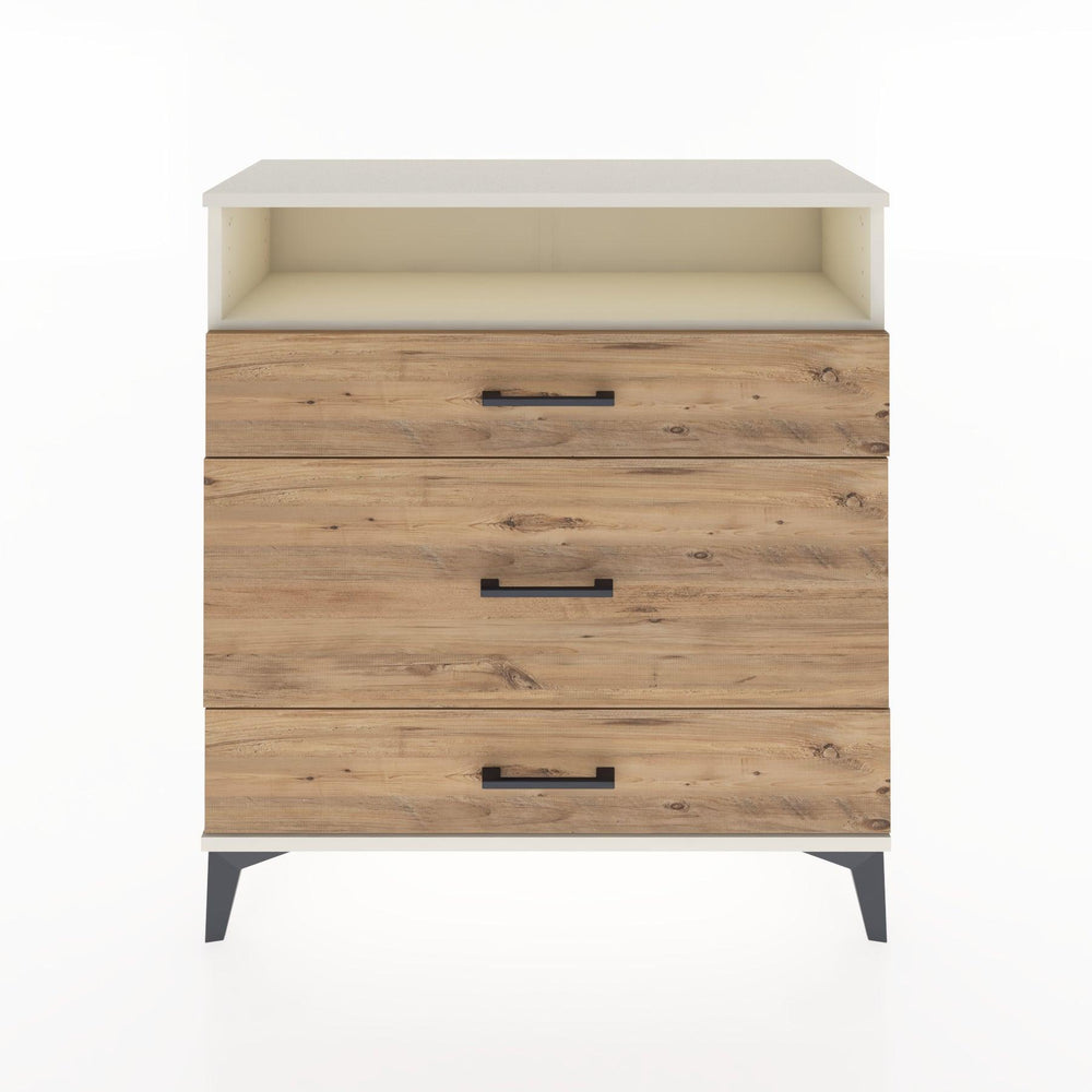 Woodntry Modüler Şifonyer Aytaşı 88x30x84 cm Çekmeceli ve Raflı CR20-1