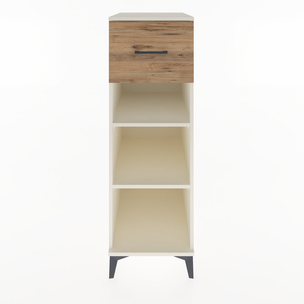 Woodntry Modüler Dolap Aytaşı 44x59x122 cm Çekmeceli ve Raflı CR70-1