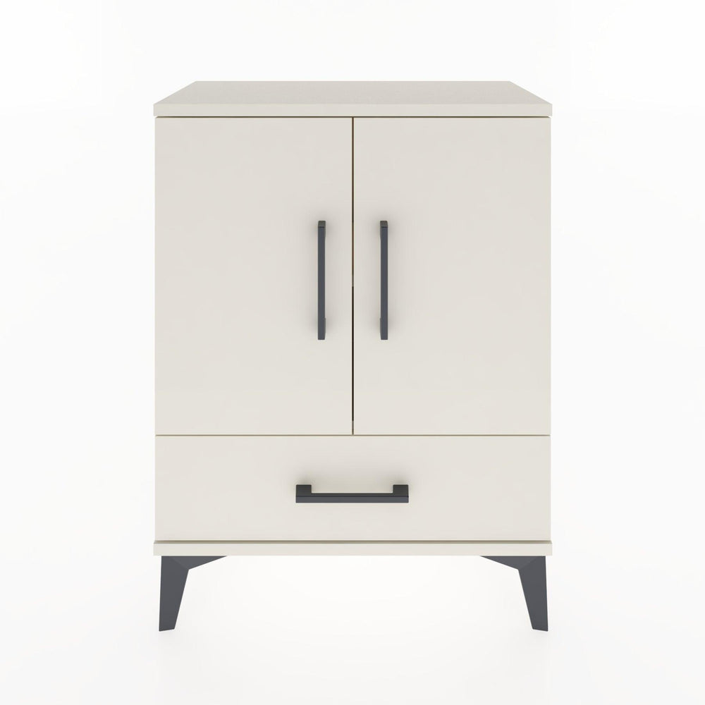 Woodntry Modüler Komodin Aytaşı 60x30x68 cm Kapaklı ve Çekmeceli KC20-1