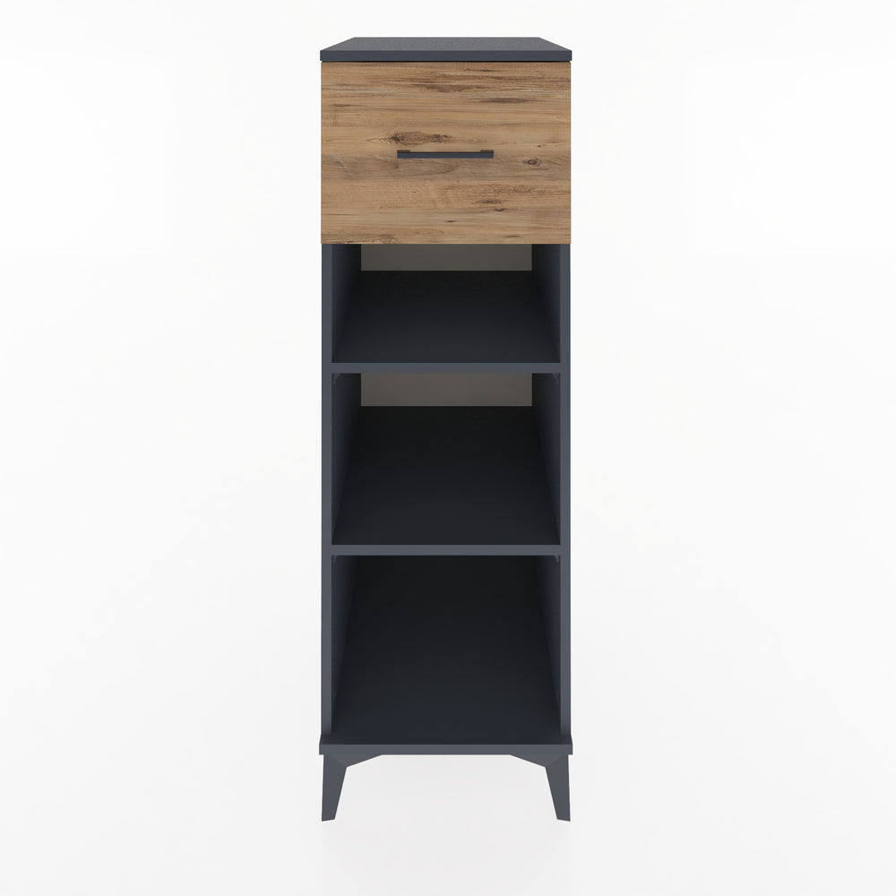 Woodntry Modular Cabinet Anthracite 44x59x122 cm with Drawers and Shelves CR70-2