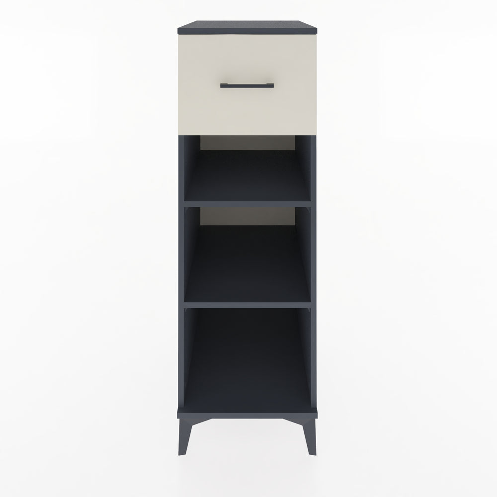 Woodntry Modular Cabinet Anthracite 44x59x122 cm with Drawers and Shelves CR70-2