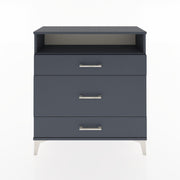 Woodntry Modular Dresser Anthracite 88x30x84 cm with Drawers and Shelves CR20-2