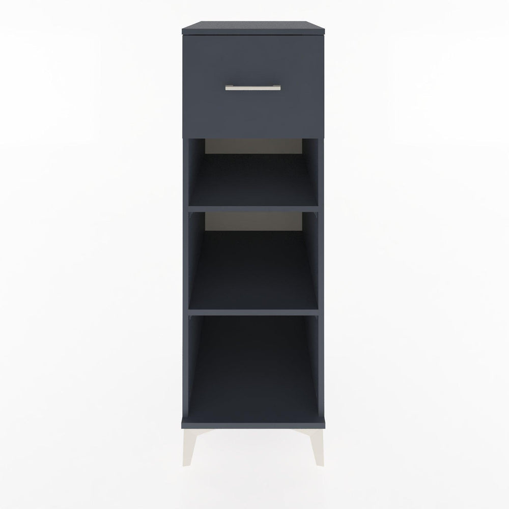 Woodntry Modular Cabinet Anthracite 44x30x122 cm with Drawers and Shelves CR70-2