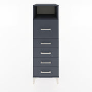 Woodntry Modular Cabinet Anthracite 44x30x122 cm with Drawers and Shelves CR20-2