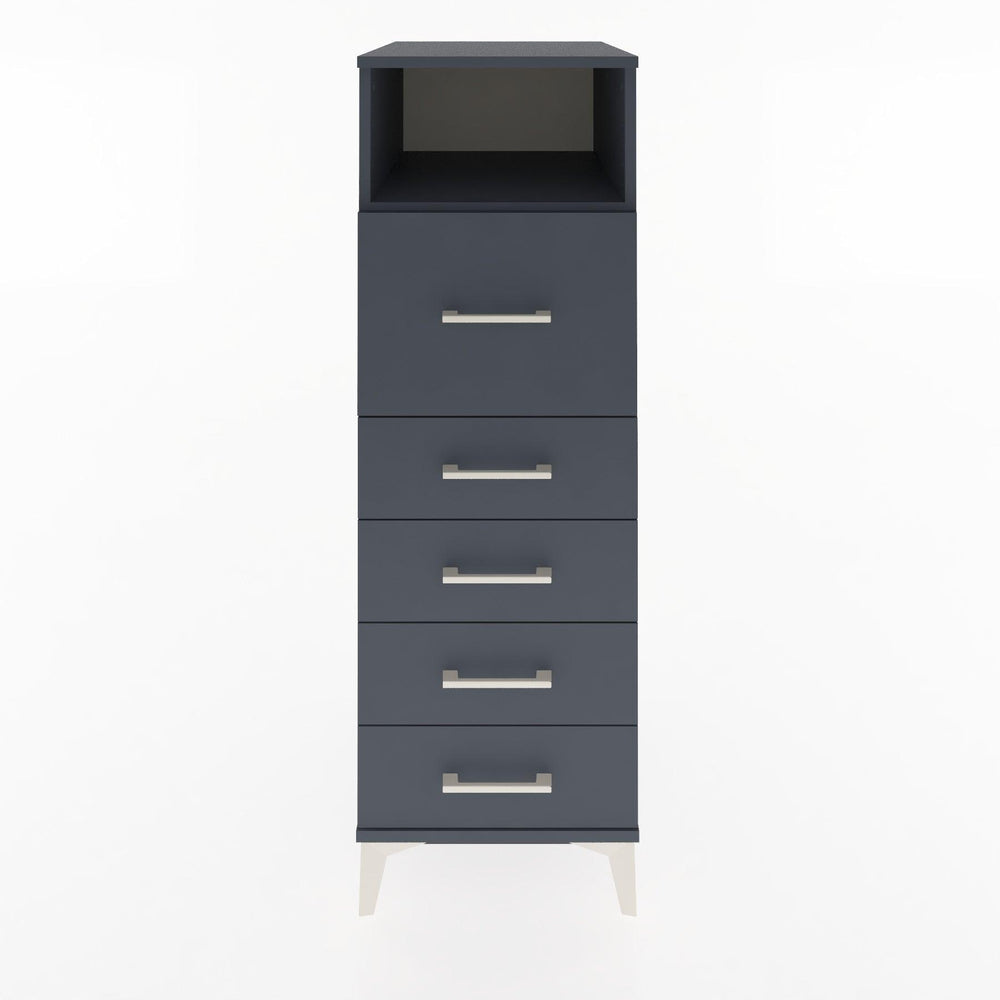 Woodntry Modular Cabinet Anthracite 44x59x122 cm with Drawers and Shelves CR20-2