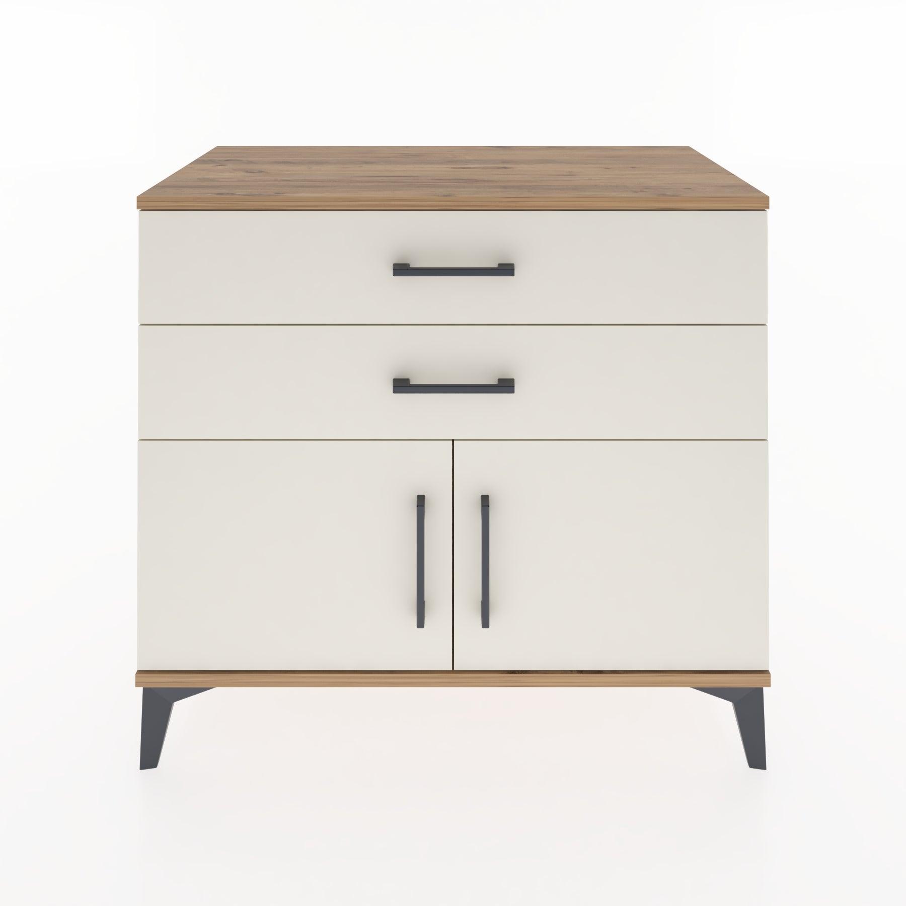Woodntry Modular Dresser Pine 88x44x68 cm with Cover and Drawer KC20-3
