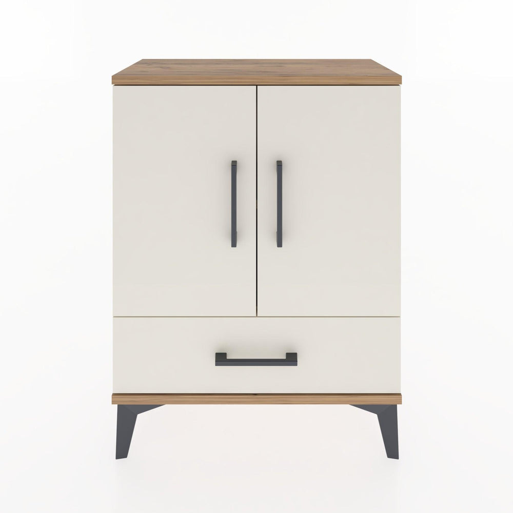 Woodntry Modular Nightstand Pine 60x30x68 cm with Cover and Drawer KC20-3