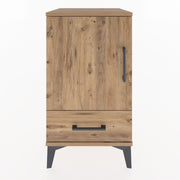 Woodntry Modular Nightstand Pine 44x44x68 cm with Cover and Drawer KC20-3