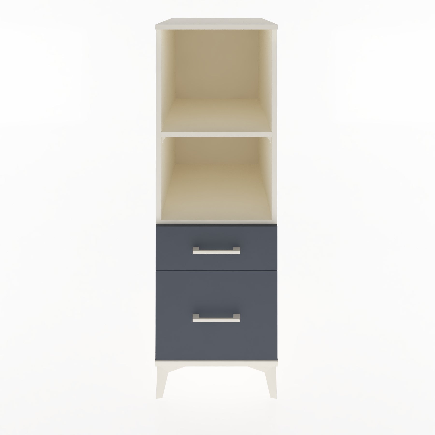 Woodntry Modular Cabinet Moonstone 44x59x122 cm with Drawers and Shelves CR71-1