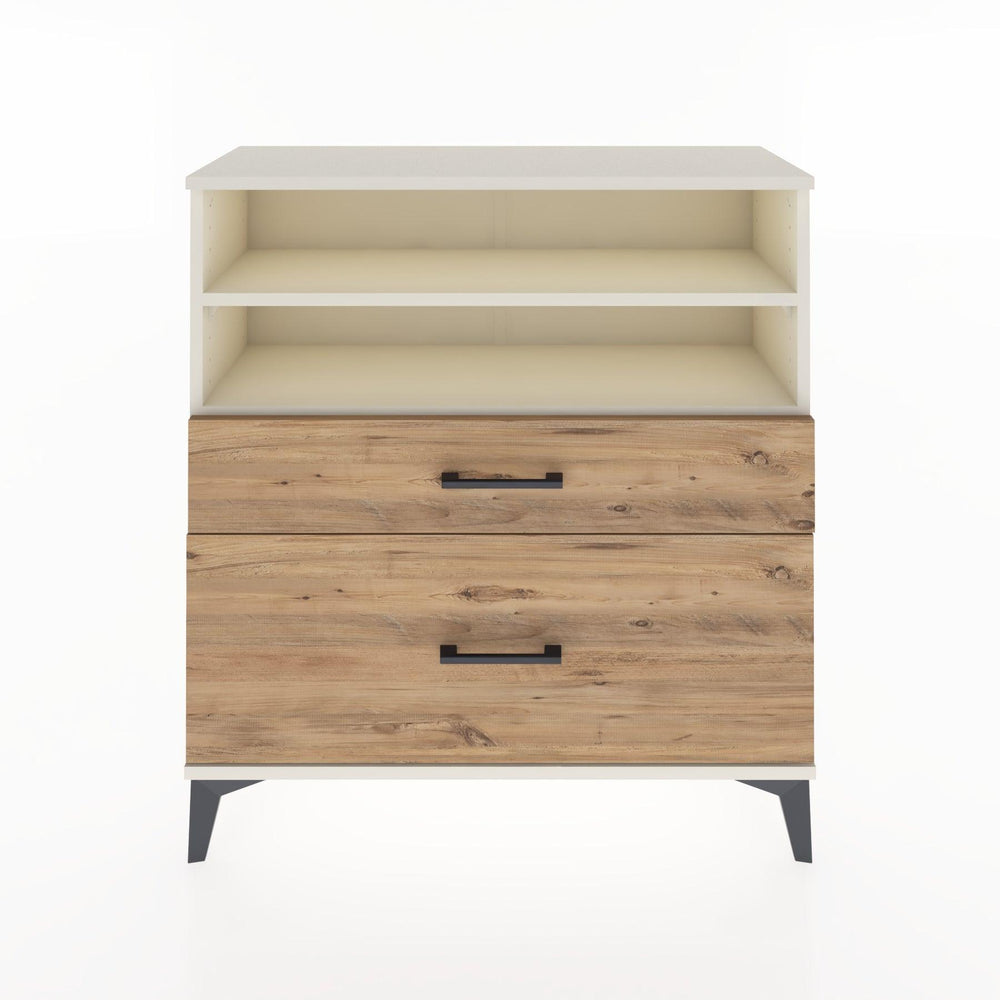 Woodntry Modüler Şifonyer Aytaşı 88x30x84 cm Çekmeceli ve Raflı CR21-1