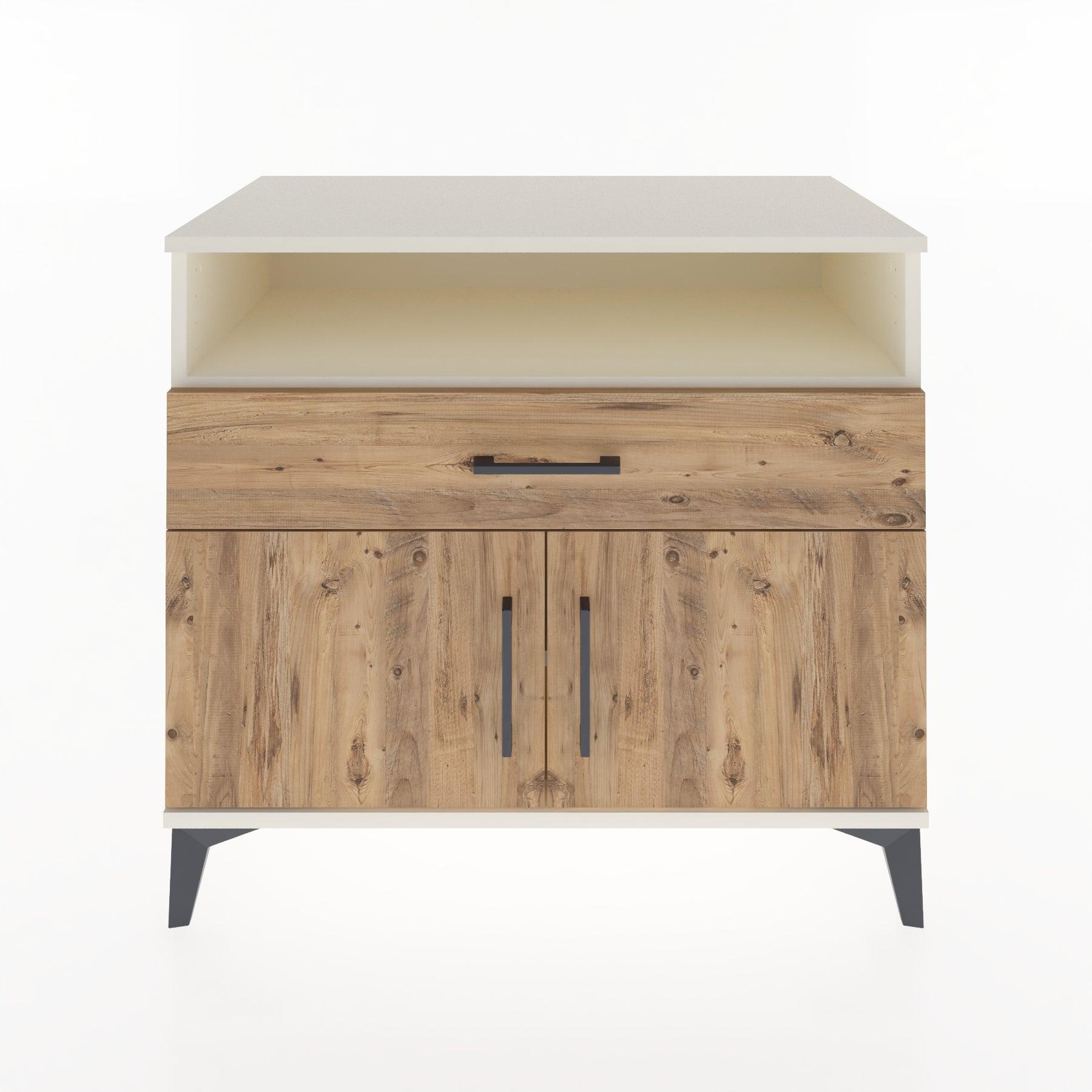Woodntry Modüler Şifonyer Aytaşı 88x44x68 cm Fonksiyonel F21-1