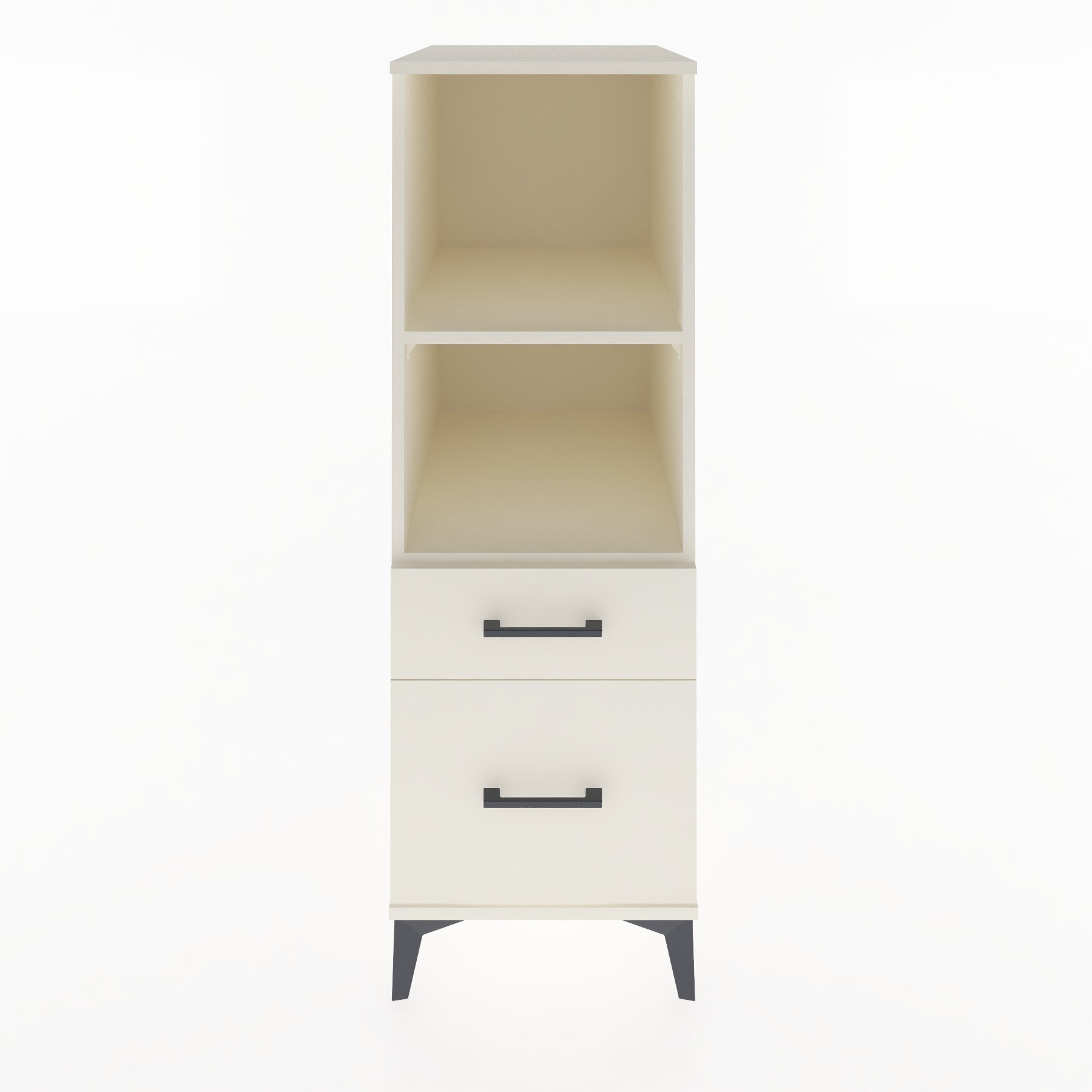 Woodntry Modular Cabinet Moonstone 44x59x122 cm with Drawers and Shelves CR71-1