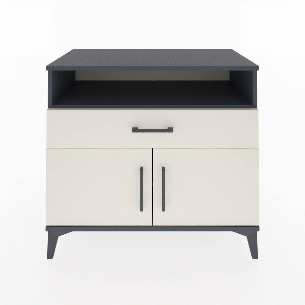 Woodntry Modüler Şifonyer Antrasit 88x44x68 cm Fonksiyonel F21-2