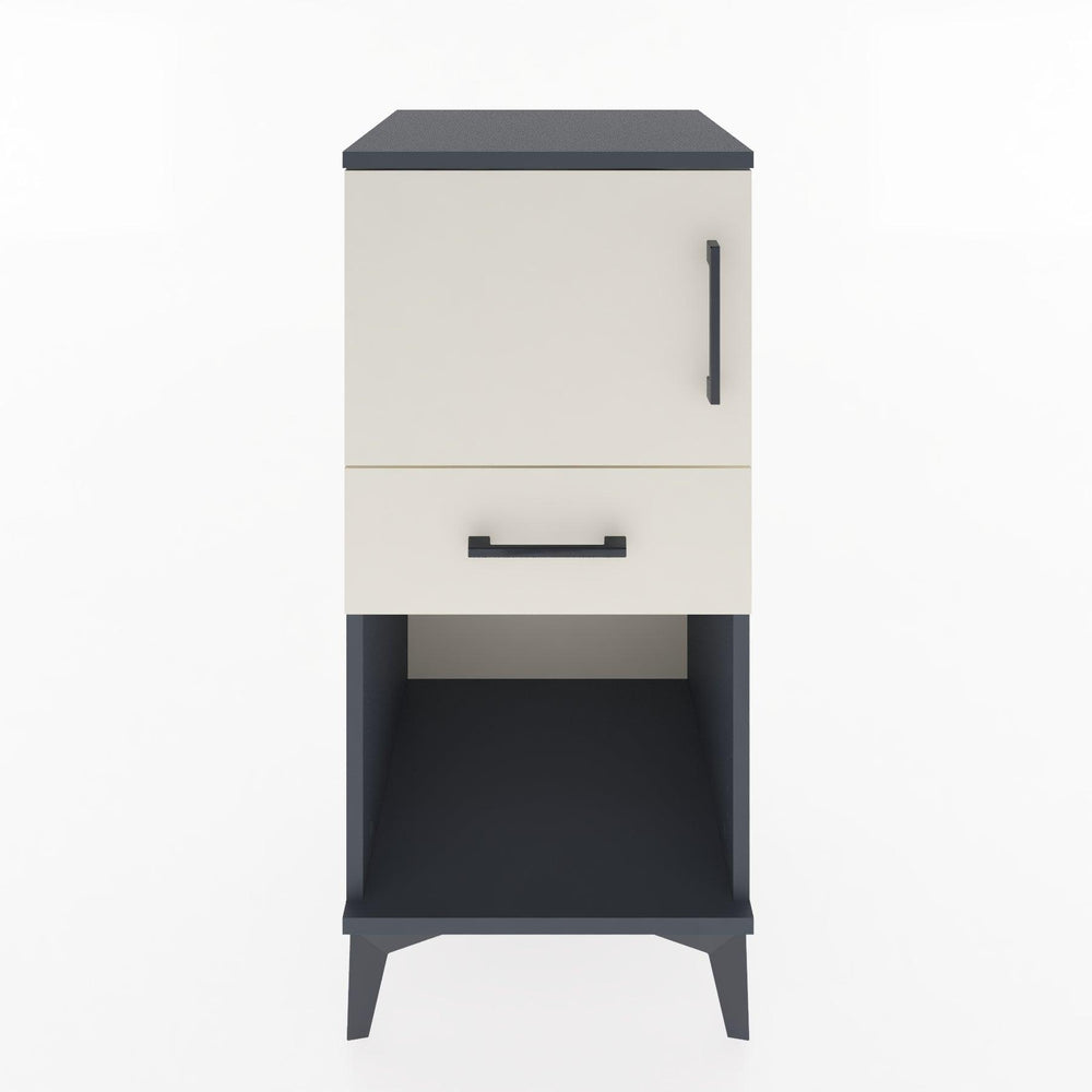 Woodntry Modular Nightstand Anthracite 44x44x84 cm Functional F43-2
