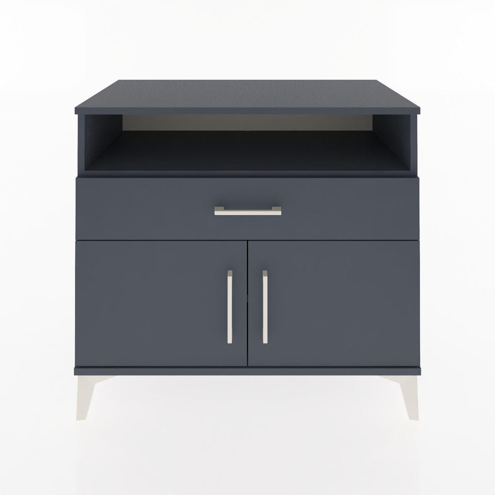 Woodntry Modüler Şifonyer Antrasit 88x44x68 cm Fonksiyonel F21-2