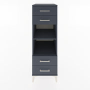 Woodntry Modular Cabinet Anthracite 44x30x122 cm with Drawers and Shelves CR121-2