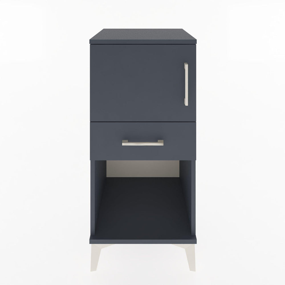 Woodntry Modular Nightstand Anthracite 44x44x84 cm Functional F43-2