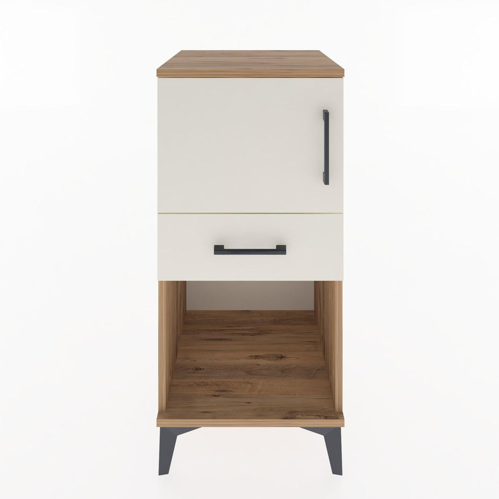 Woodntry Modüler Komodin Çam 44x44x84 cm Fonksiyonel F43-3