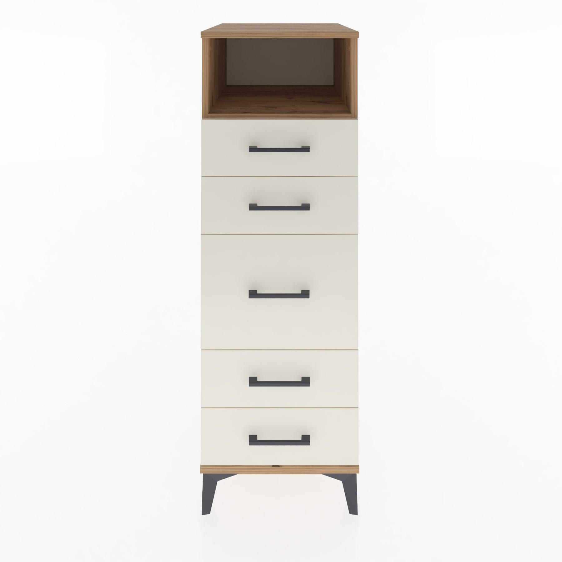 Woodntry Modular Cabinet Pine 44x30x122 cm with Drawers and Shelves CR21-3