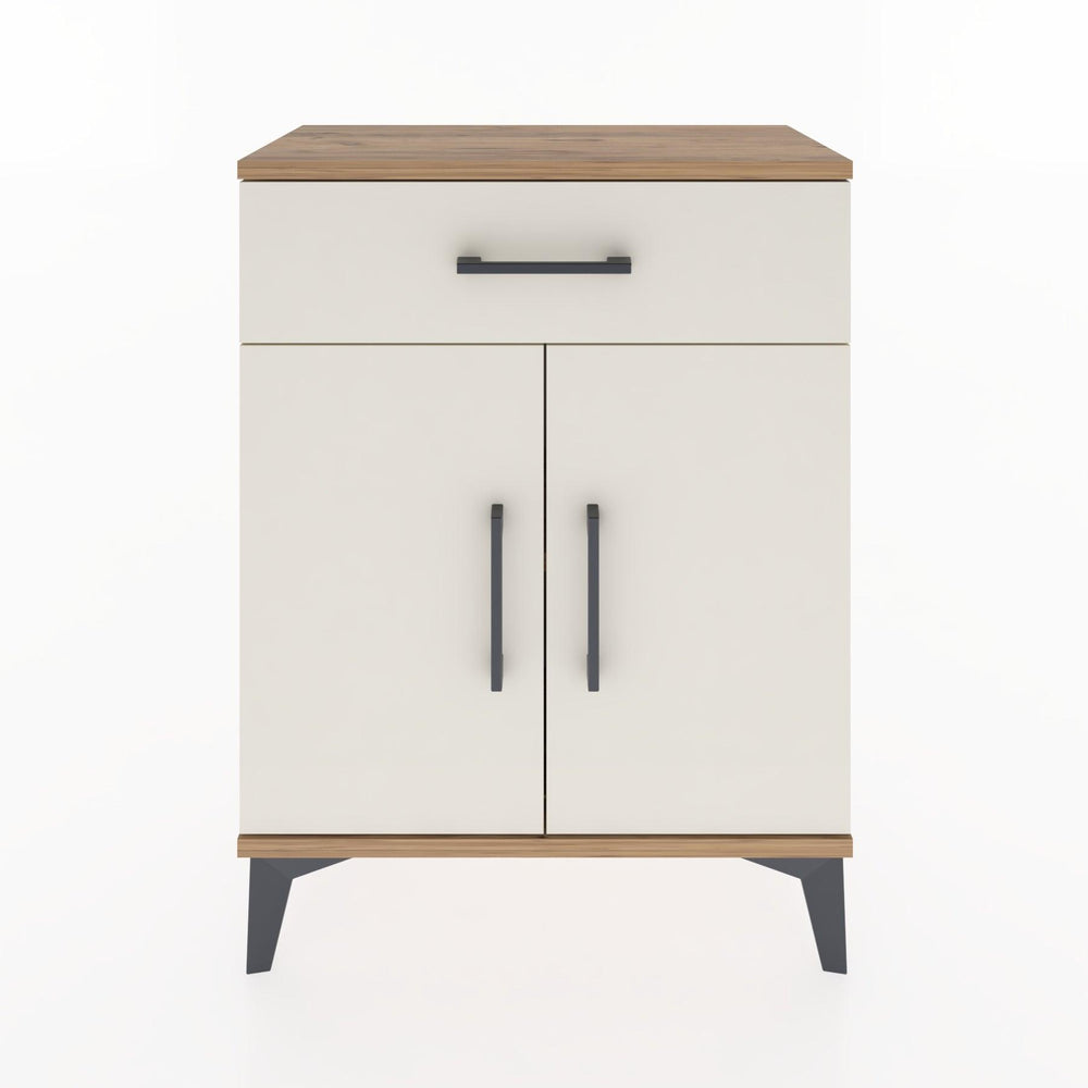 Woodntry Modular Nightstand Pine 60x30x68 cm with Cover and Drawer KC21-3