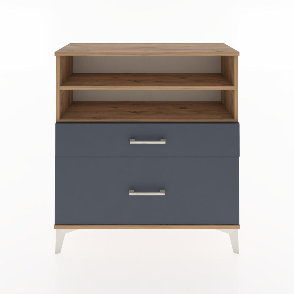 Woodntry Modüler Şifonyer Çam 88x30x84 cm Çekmeceli ve Raflı CR21-3