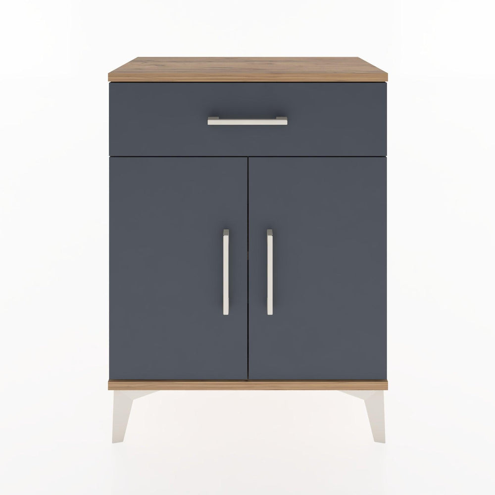 Woodntry Modular Nightstand Pine 60x30x68 cm with Cover and Drawer KC21-3