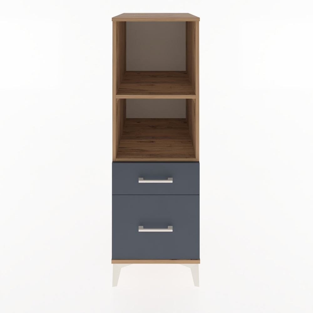 Woodntry Modular Cabinet Pine 44x59x122 cm with Drawers and Shelves CR71-3