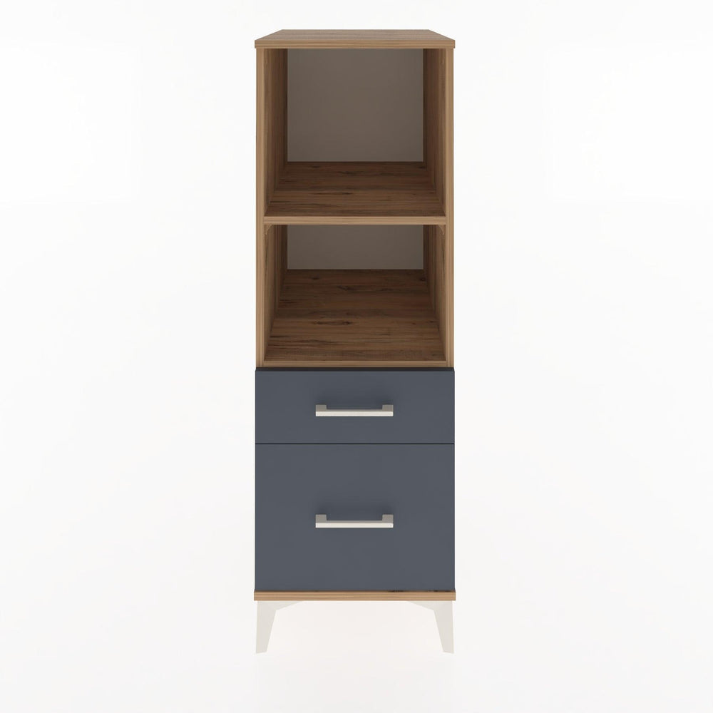 Woodntry Modular Cabinet Pine 44x30x122 cm with Drawers and Shelves CR71-3