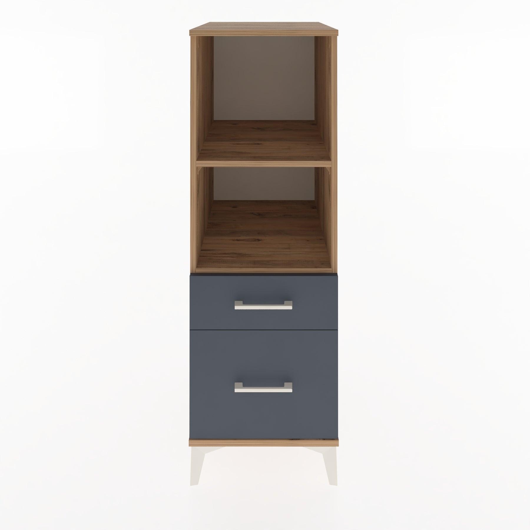 Woodntry Modular Cabinet Pine 44x30x122 cm with Drawers and Shelves CR71-3