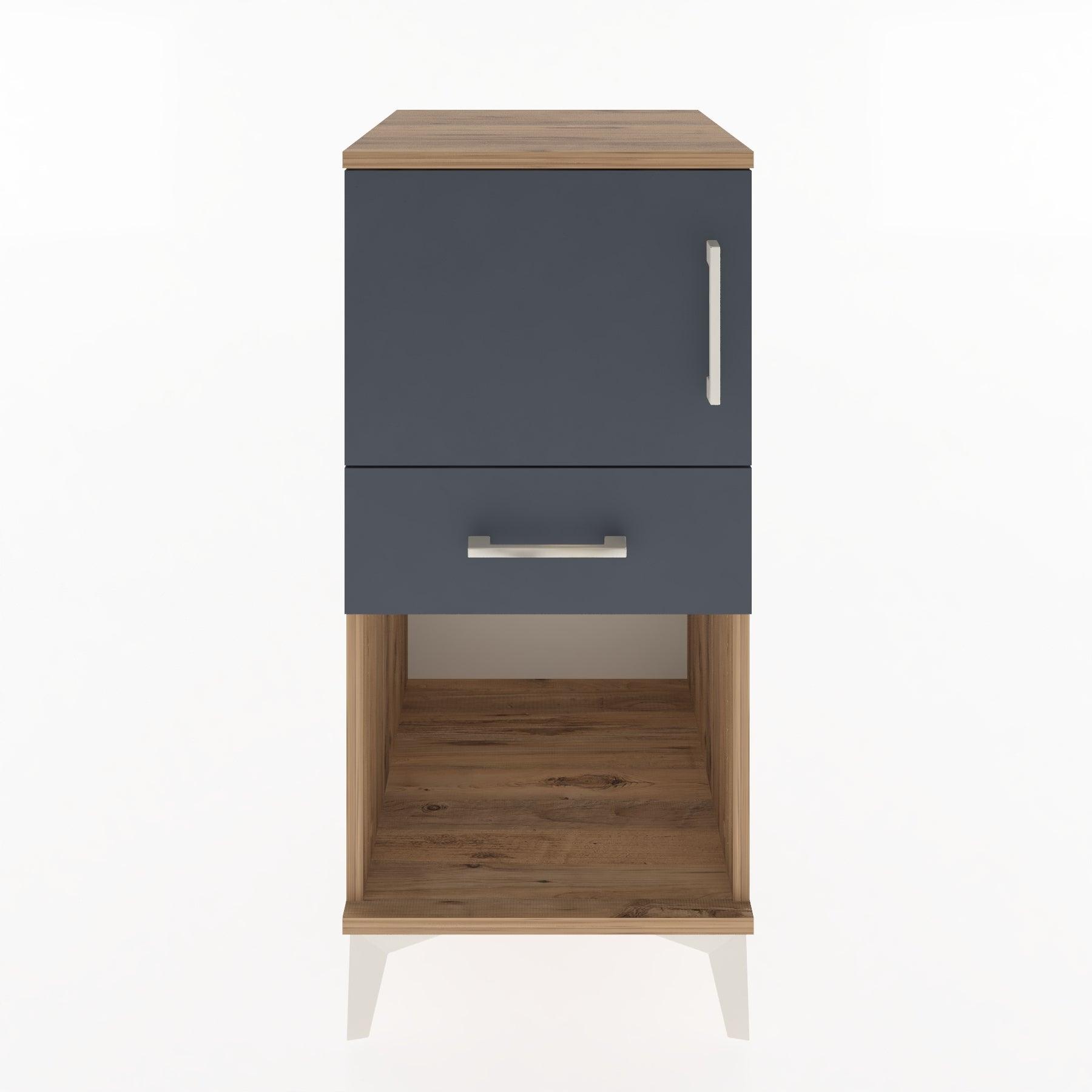 Woodntry Modular Nightstand Pine 44x44x84 cm Functional F43-3