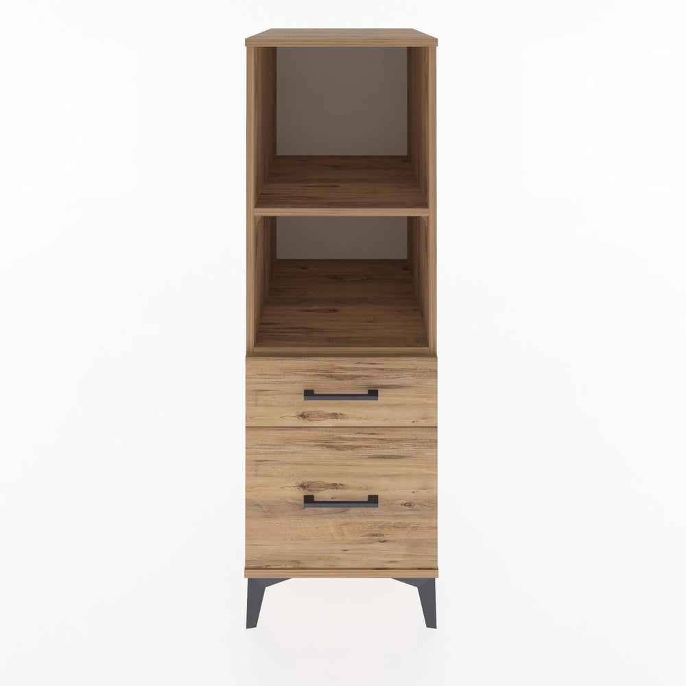 Woodntry Modular Cabinet Pine 44x30x122 cm with Drawers and Shelves CR71-3