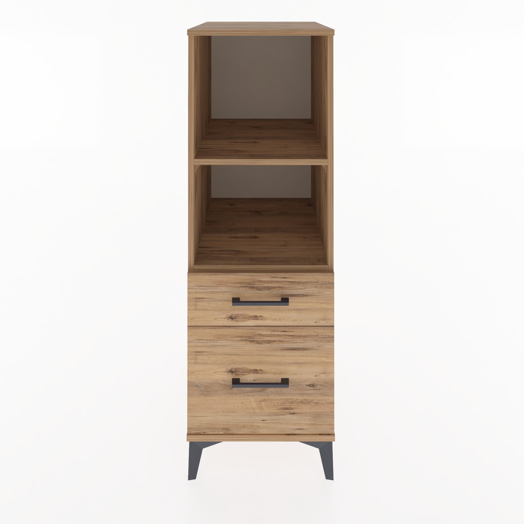 Woodntry Modular Cabinet Pine 44x59x122 cm with Drawers and Shelves CR71-3