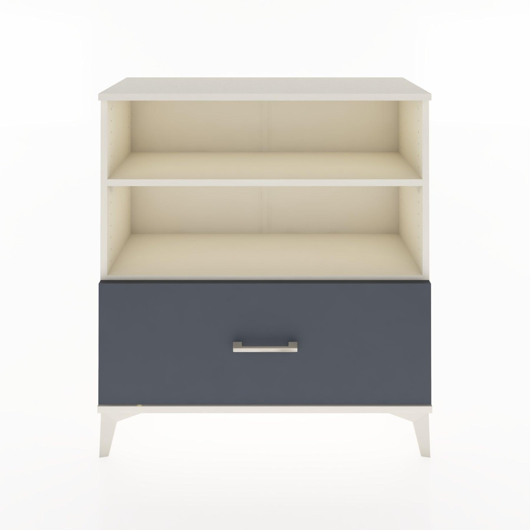 Woodntry Modular Dresser Moonstone 88x30x84 cm with Drawers and Shelves CR22-1