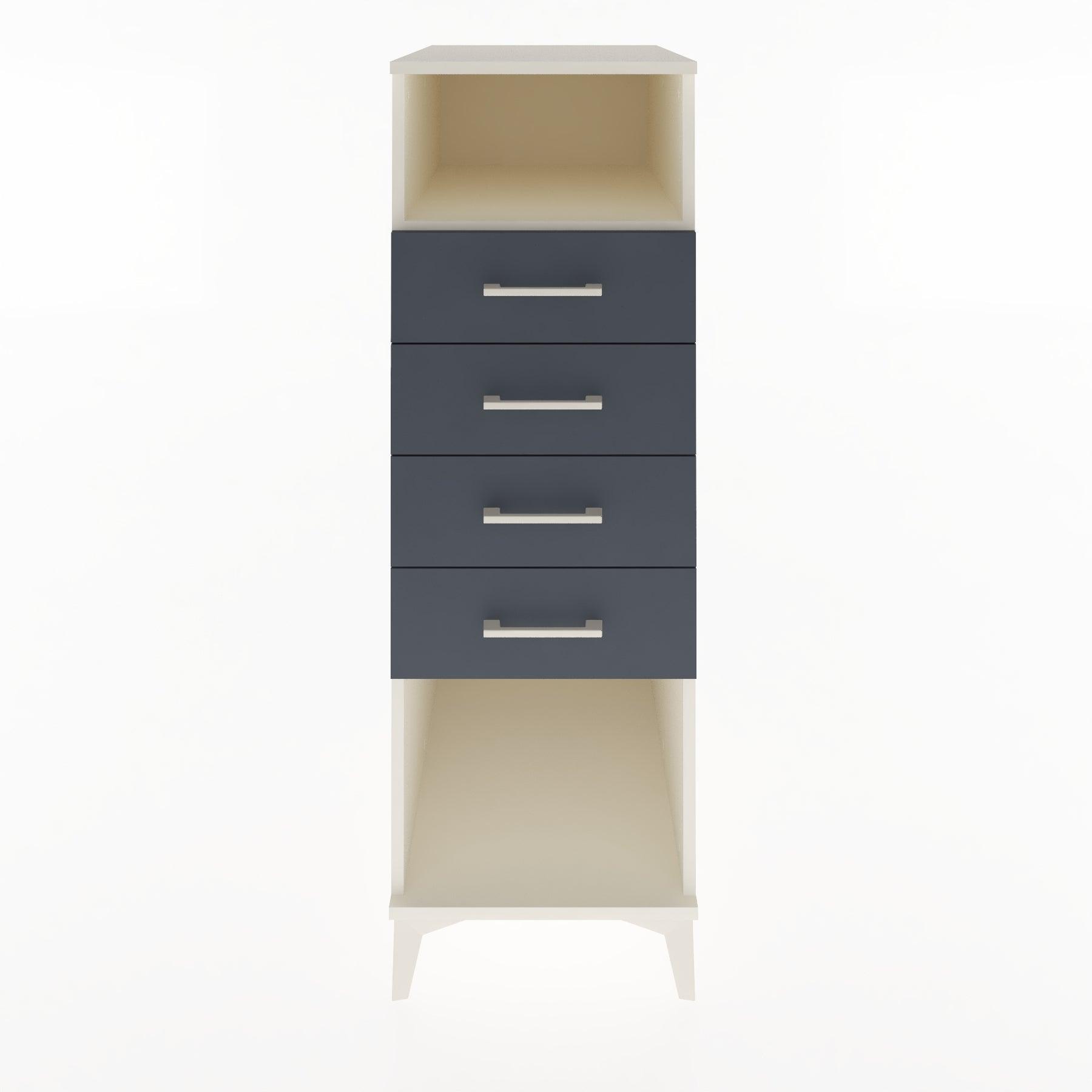 Woodntry Modular Cabinet Moonstone 44x59x122 cm with Drawers and Shelves CR122-1