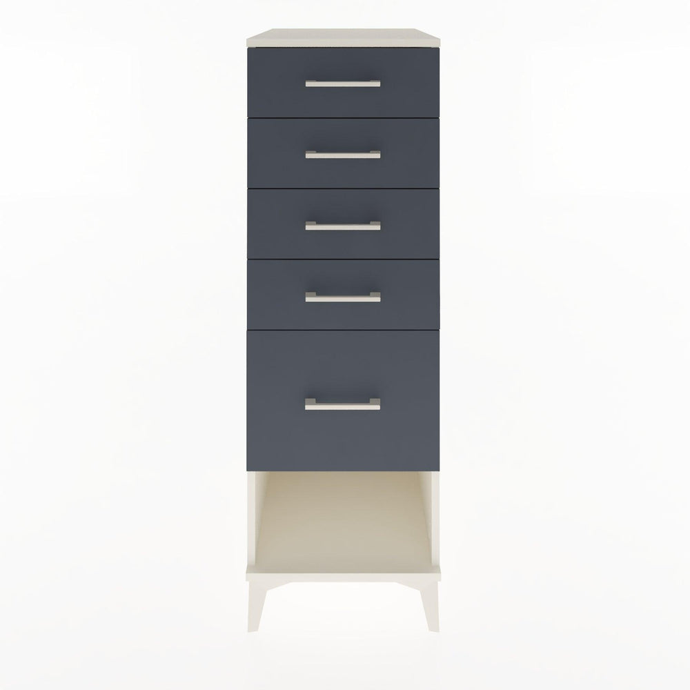 Woodntry Modular Cabinet Moonstone 44x59x122 cm with Drawers and Shelves CR22-1