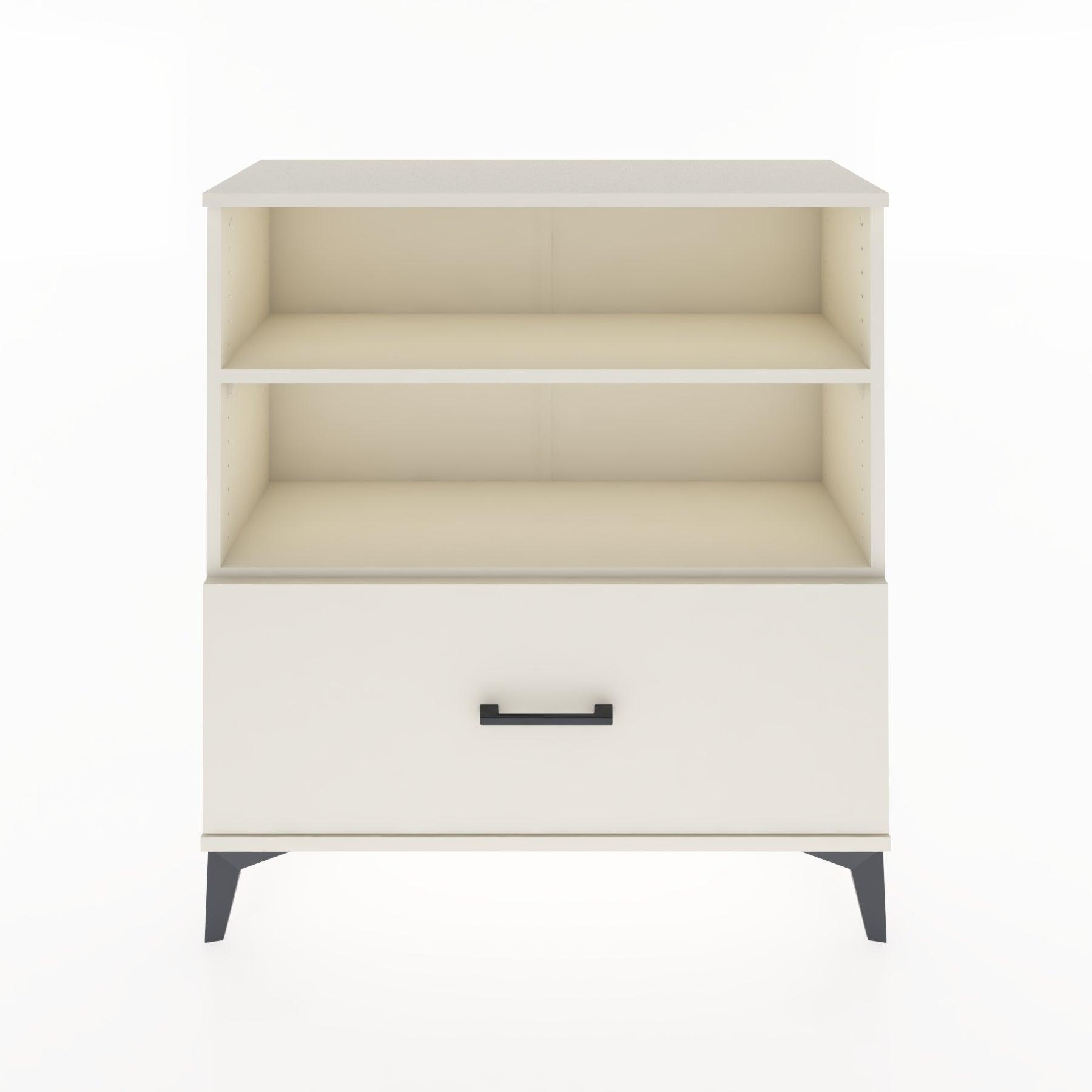 Woodntry Modular Dresser Moonstone 88x30x84 cm with Drawers and Shelves CR22-1