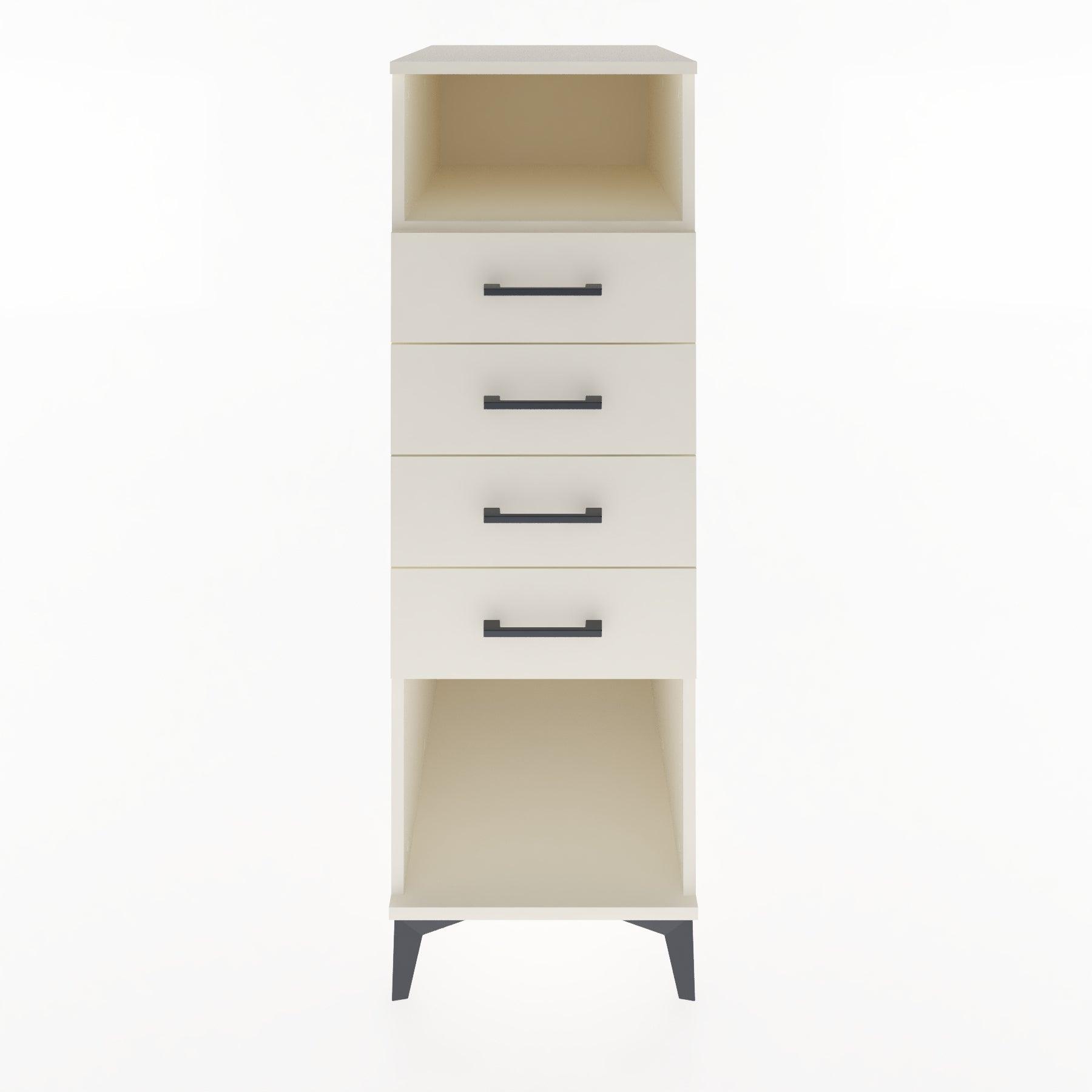 Woodntry Modular Cabinet Moonstone 44x59x122 cm with Drawers and Shelves CR122-1