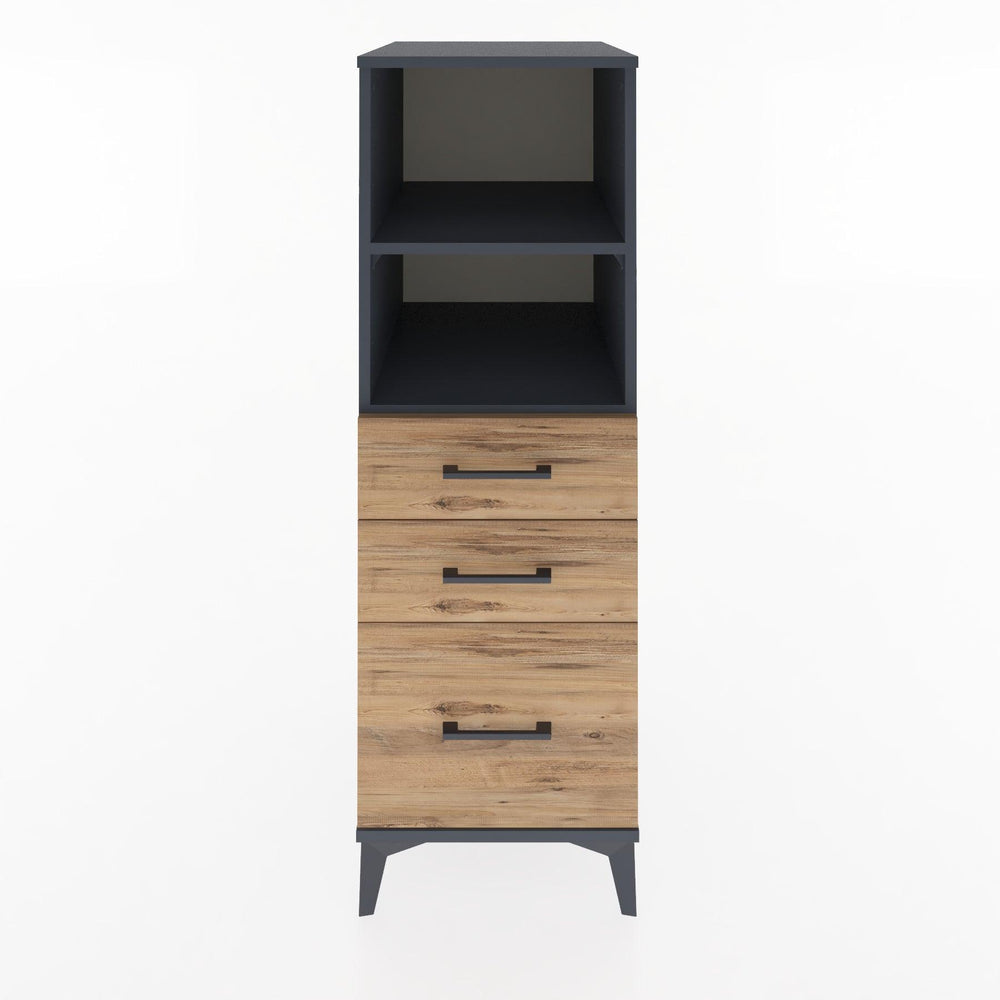 Woodntry Modular Cabinet Anthracite 44x30x122 cm Functional F72-2