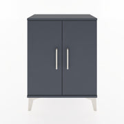 Woodntry Modular Nightstand Anthracite 60x30x68 cm with Lid K22-2