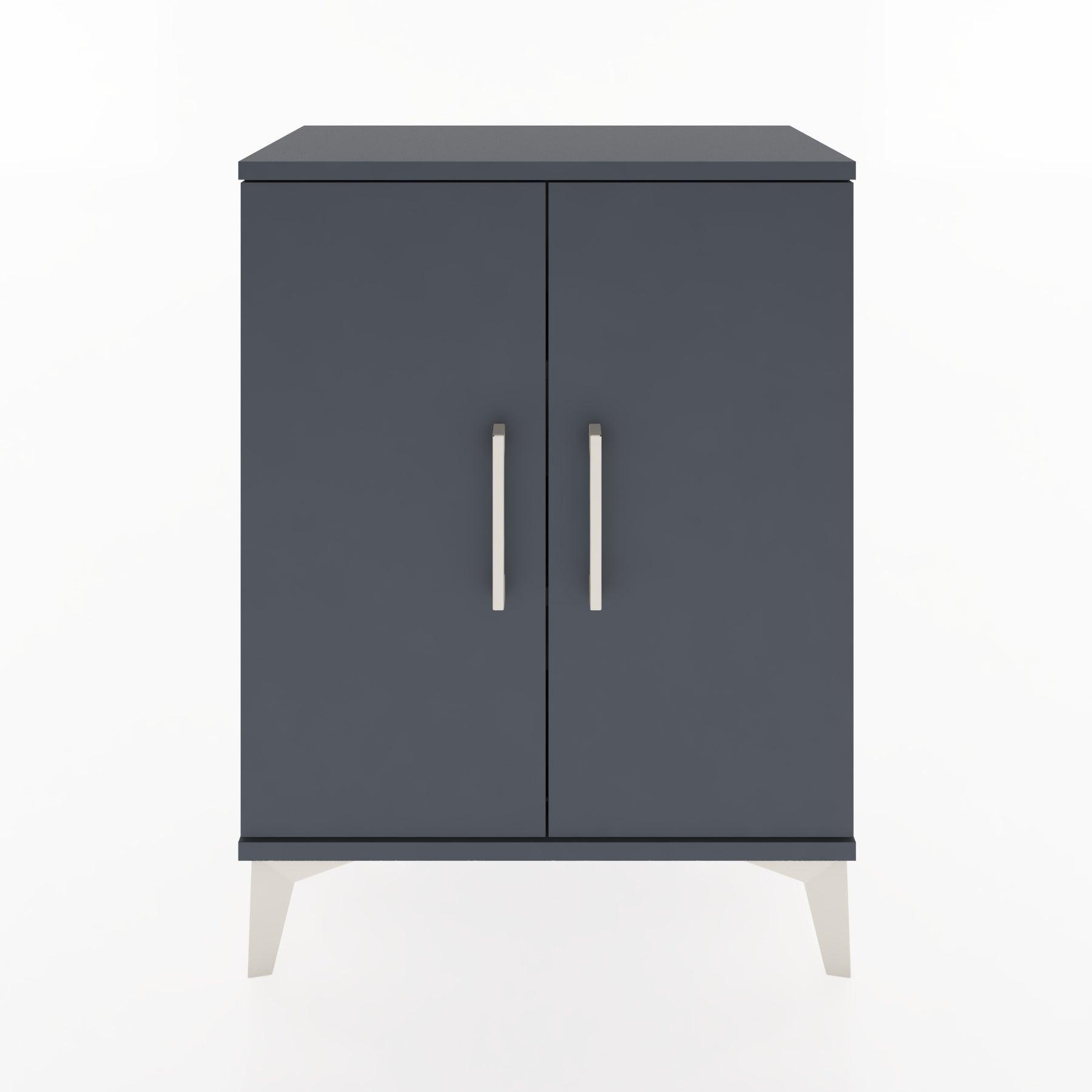 Woodntry Modular Nightstand Anthracite 60x30x68 cm with Lid K22-2