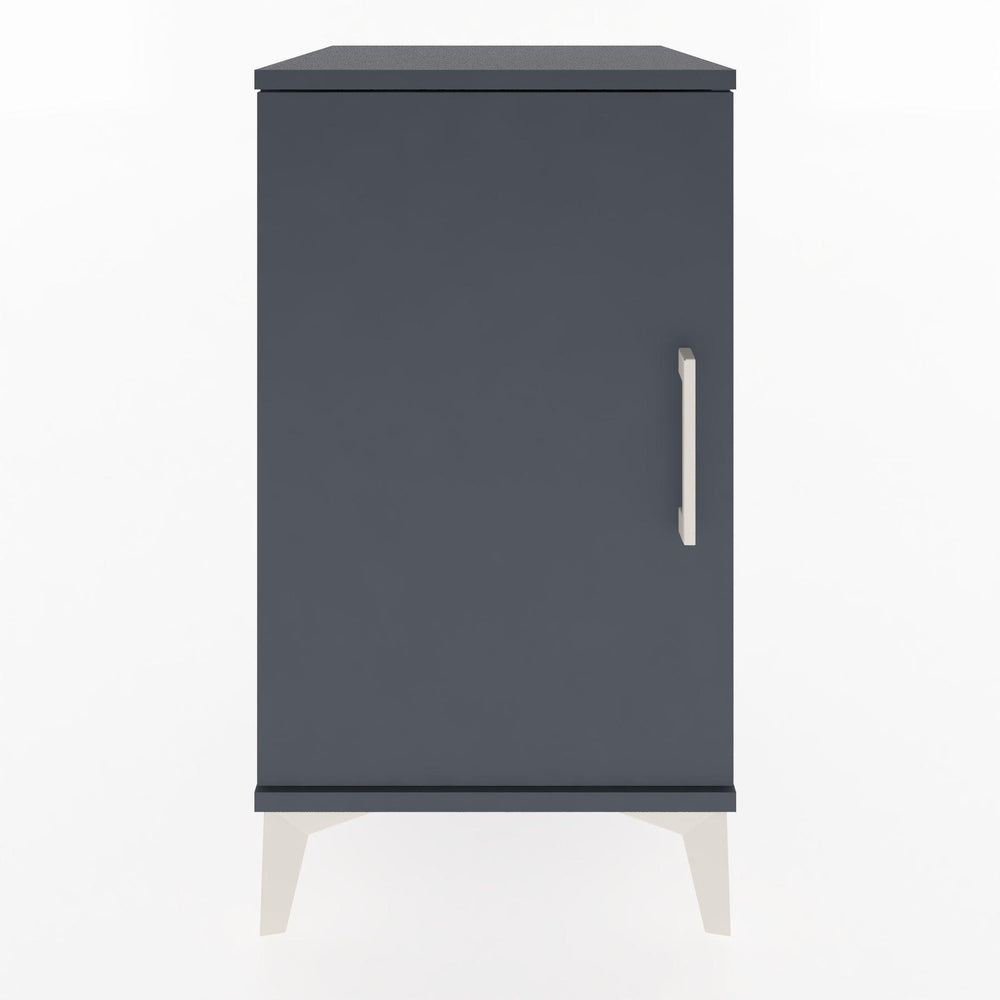 Woodntry Modular Nightstand Anthracite 44x44x68 cm with Lid K22-2