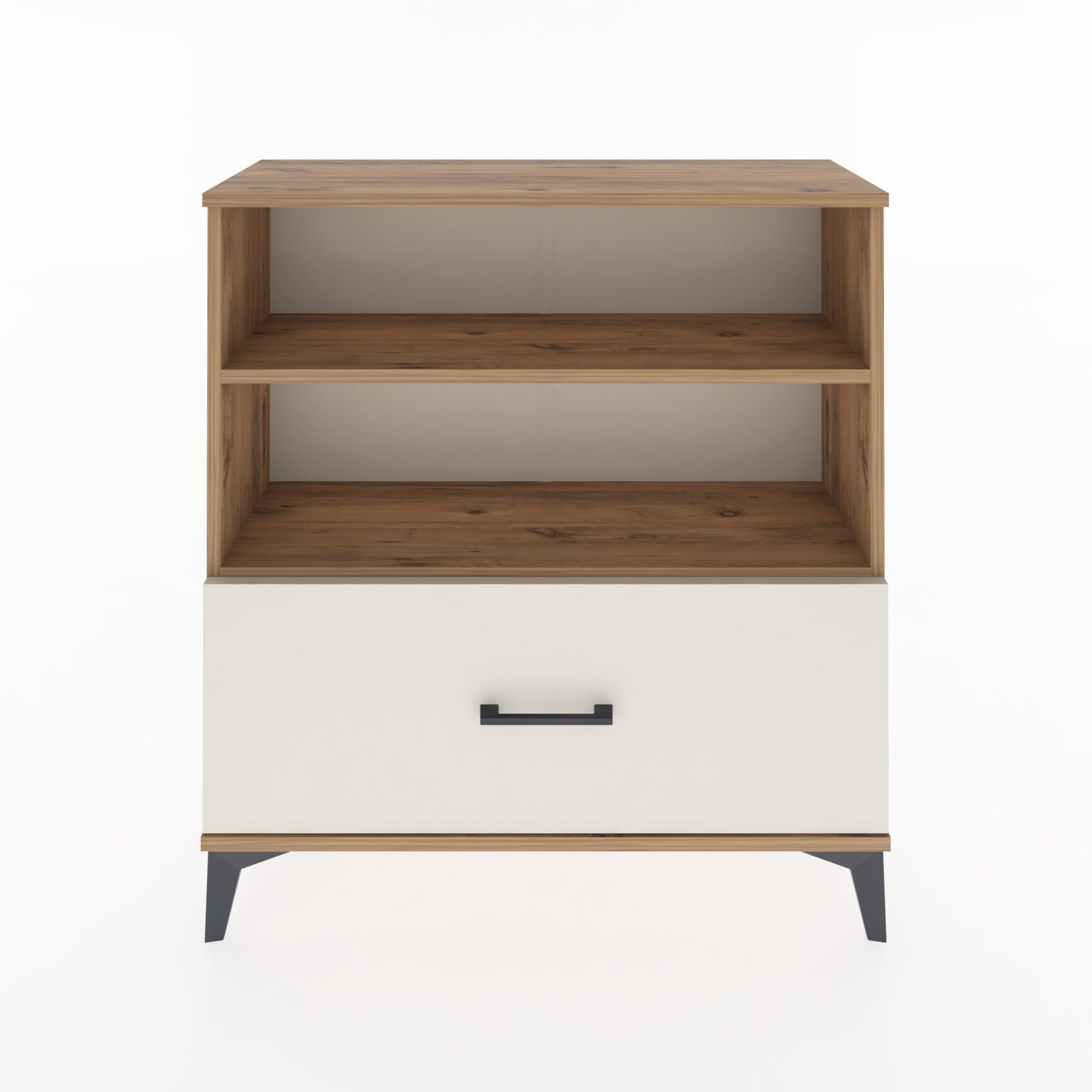 Woodntry Modular Dresser Pine 88x30x84 cm with Drawers and Shelves CR22-3