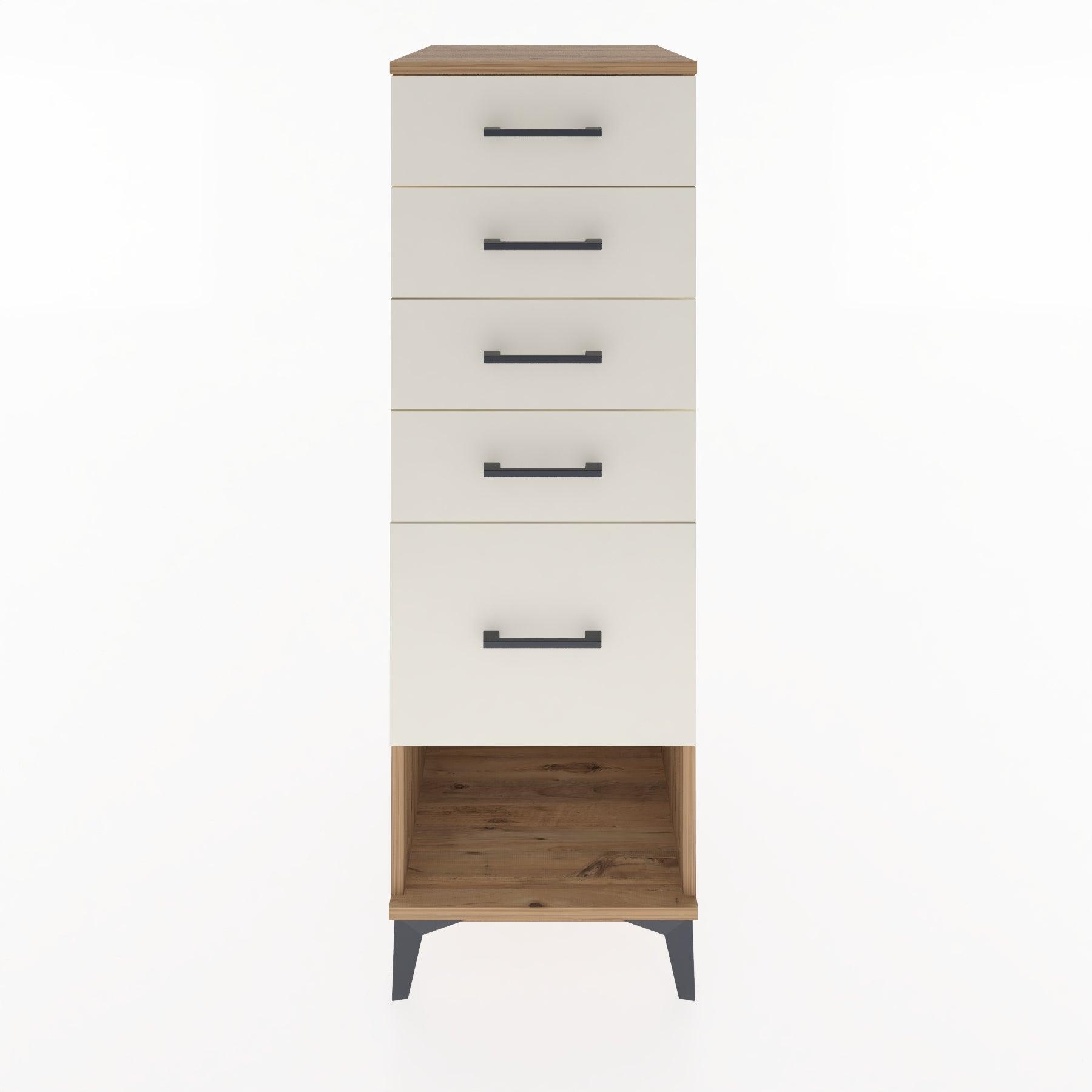 Woodntry Modular Cabinet Pine 44x30x122 cm with Drawers and Shelves CR22-3