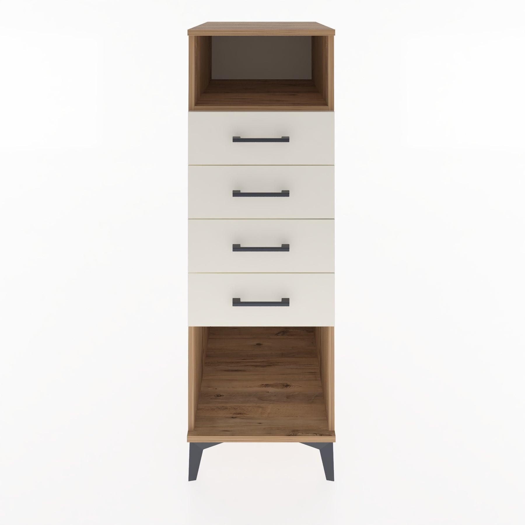 Woodntry Modular Cabinet Pine 44x59x122 cm with Drawers and Shelves CR122-3