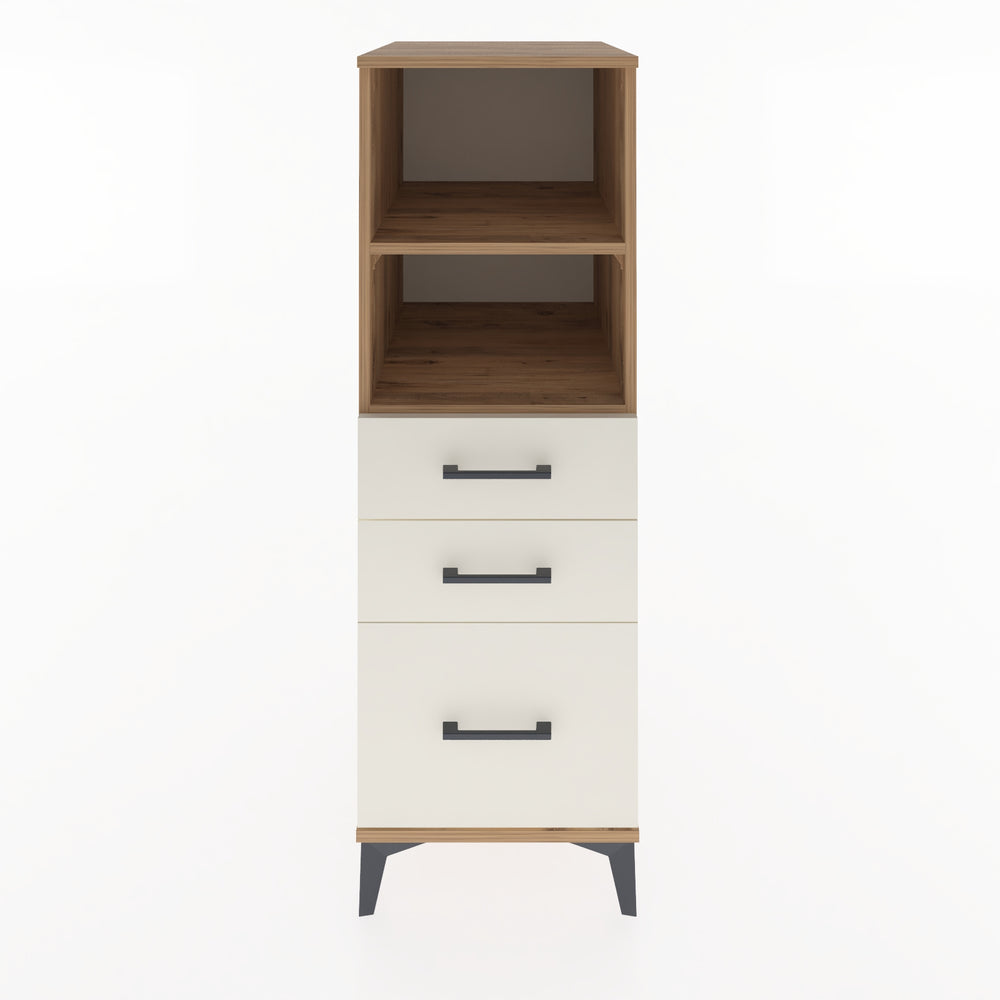 Woodntry Modular Cabinet Pine 44x59x122 cm with Drawers and Shelves CR72-3
