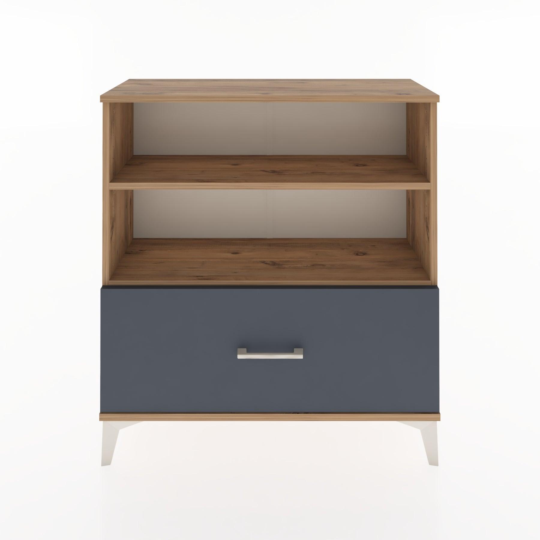 Woodntry Modular Dresser Pine 88x30x84 cm with Drawers and Shelves CR22-3