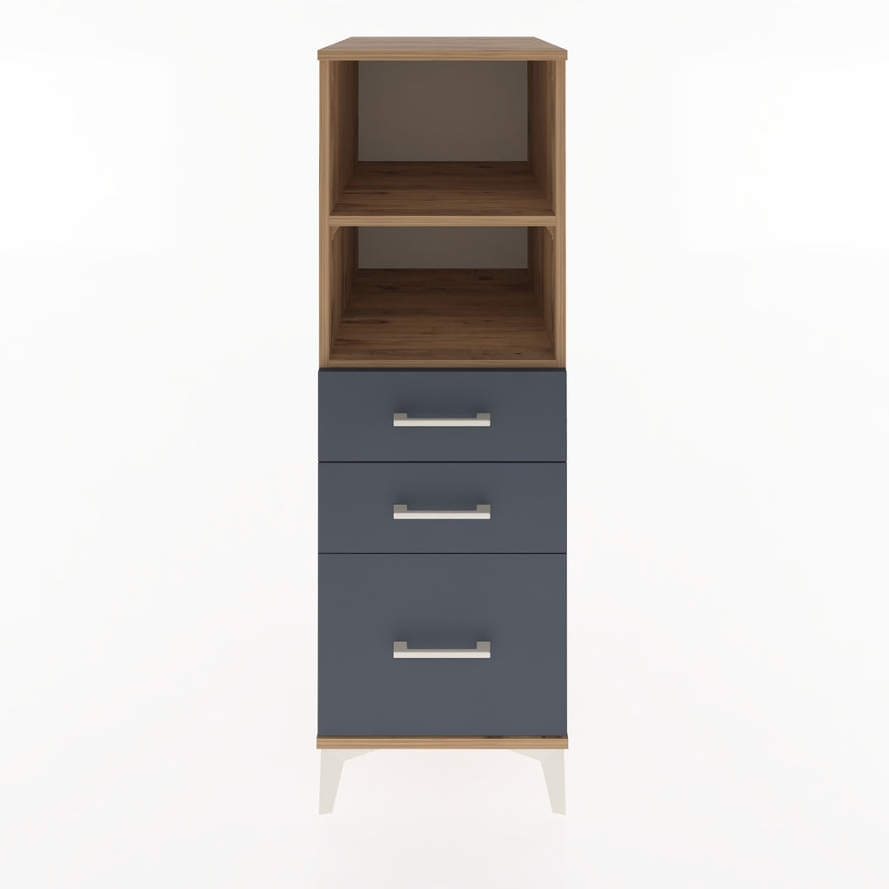 Woodntry Modular Cabinet Pine 44x59x122 cm with Drawers and Shelves CR72-3
