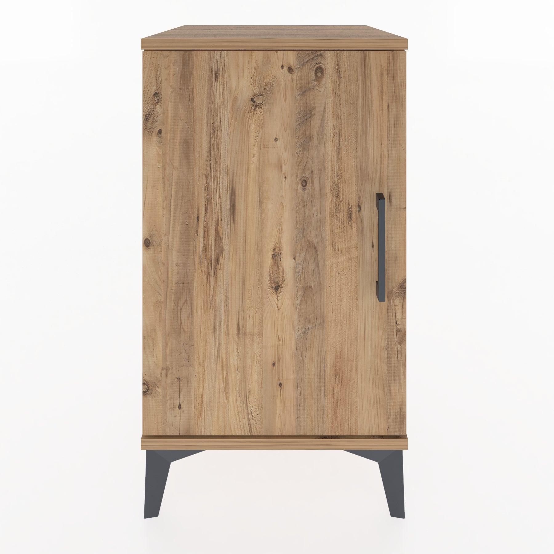 Woodntry Modular Nightstand Pine 44x44x68 cm With Cover K22-3