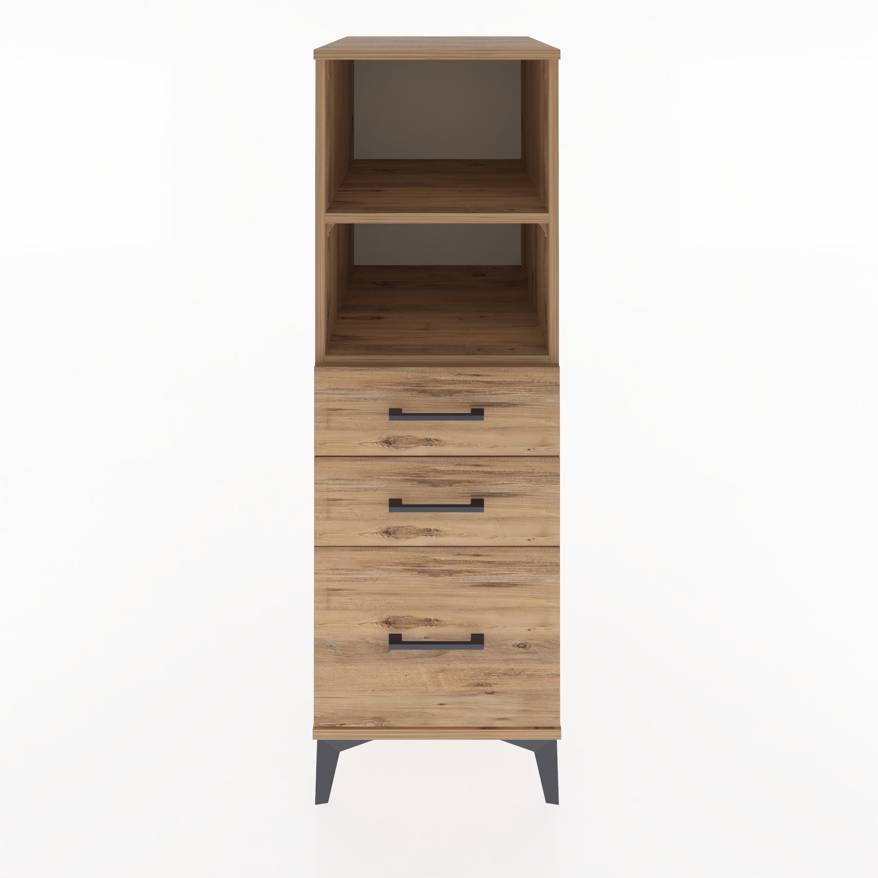 Woodntry Modular Cabinet Pine 44x59x122 cm with Drawers and Shelves CR72-3